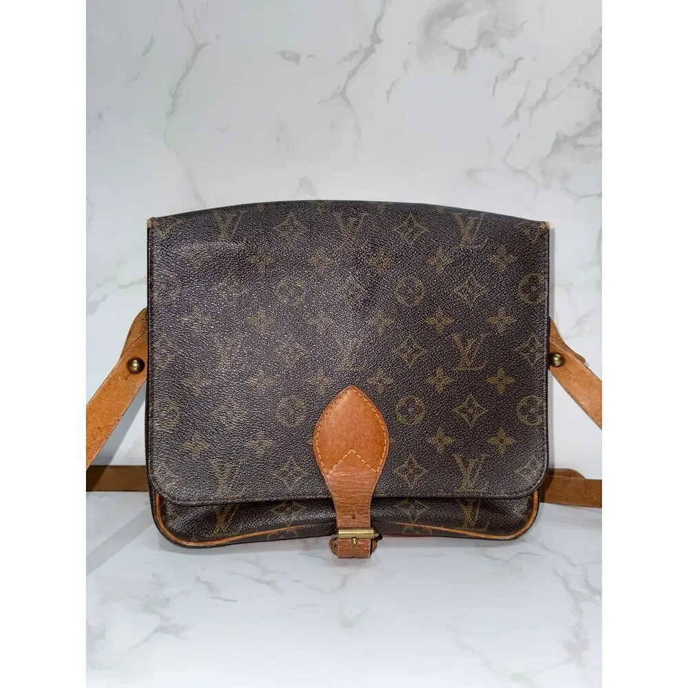 Louis Vuitton Cartouchiere MM Monogram Canvas Crossbody Bag - Picture 14 of 14